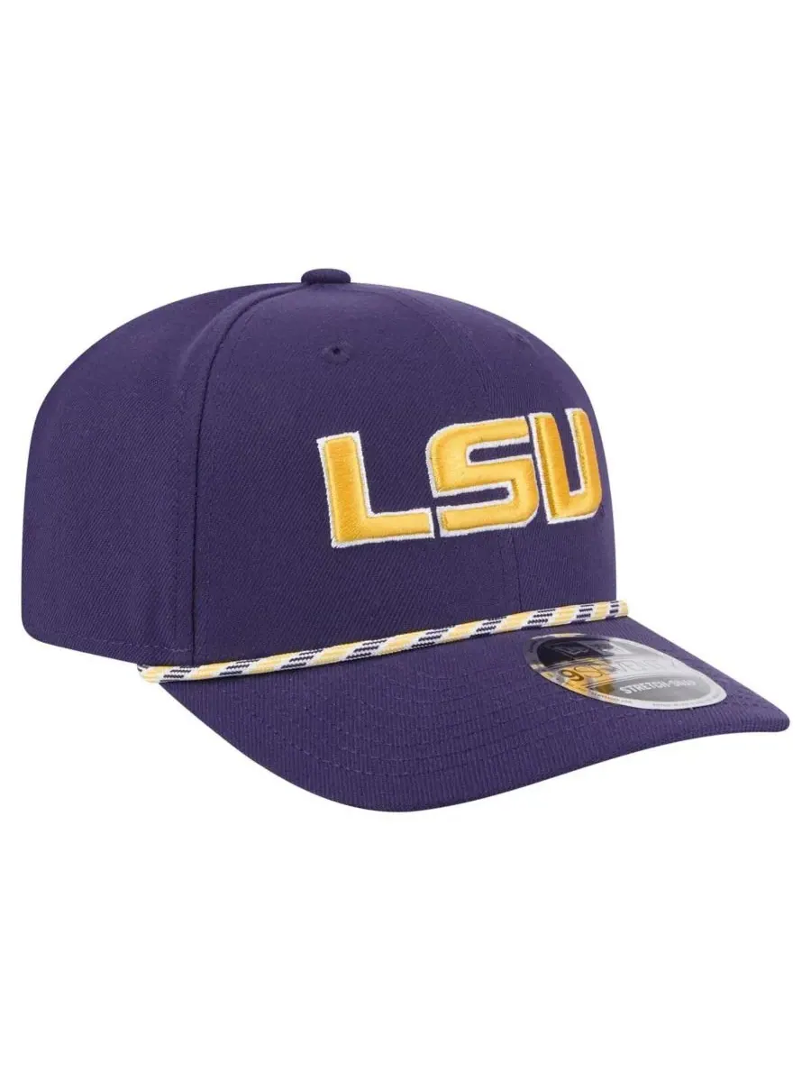 New Era Мужская фиолетовая кепка LSU Tigers Gameday Multi-Rope 9SEVENTY с эластичными застежками — изображение 3 из 4