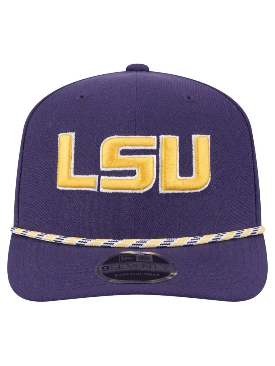 New Era Мужская фиолетовая кепка LSU Tigers Gameday Multi-Rope 9SEVENTY с эластичными застежками — изображение 4 из 4