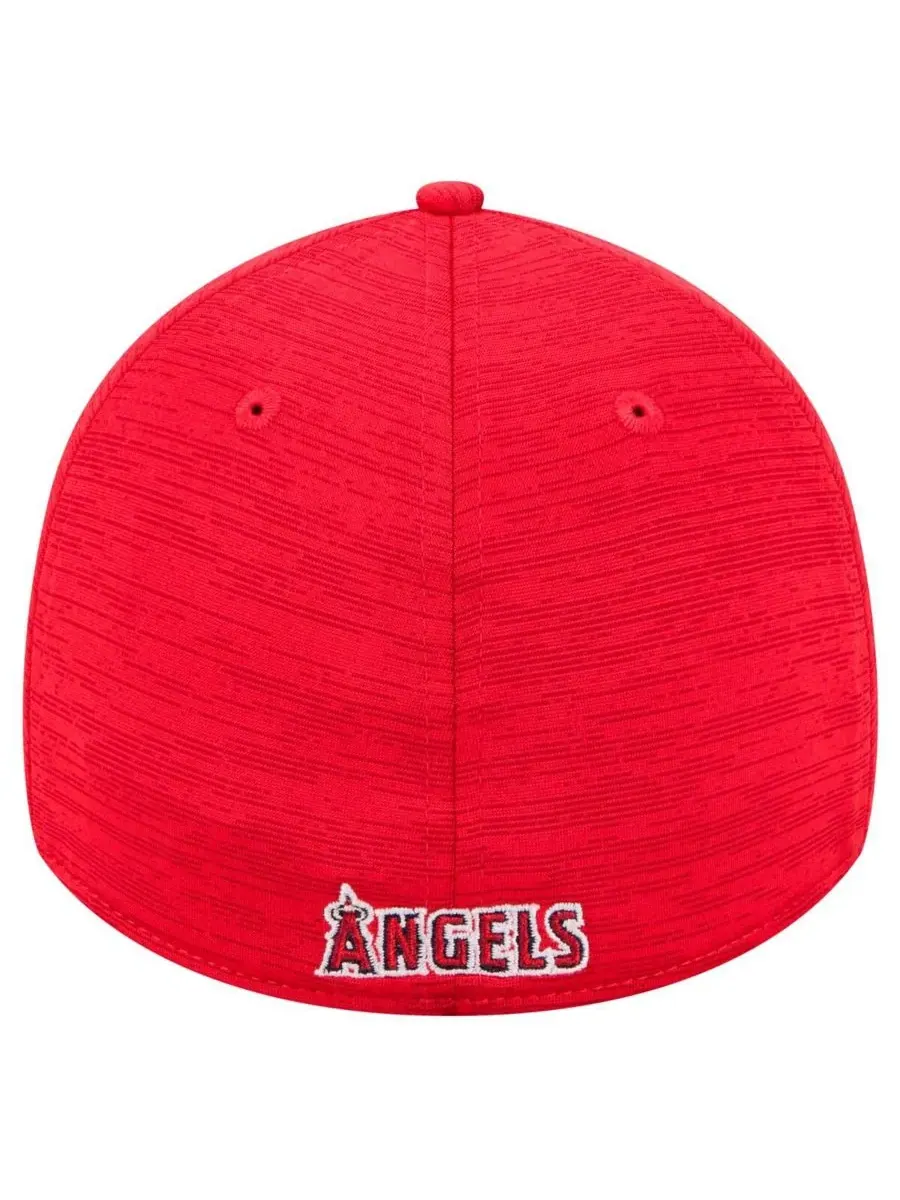 New Era Мужская красная кепка Los Angeles Angels Tech 39THIRTY Flex — изображение 4 из 4, красный
