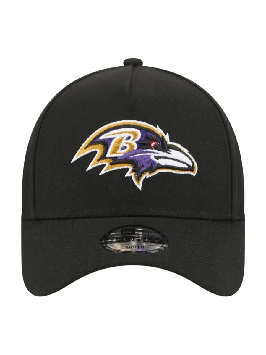 Кепка New Era Baltimore Ravens 9FORTY A-Frame — изображение 2 из 7, черный