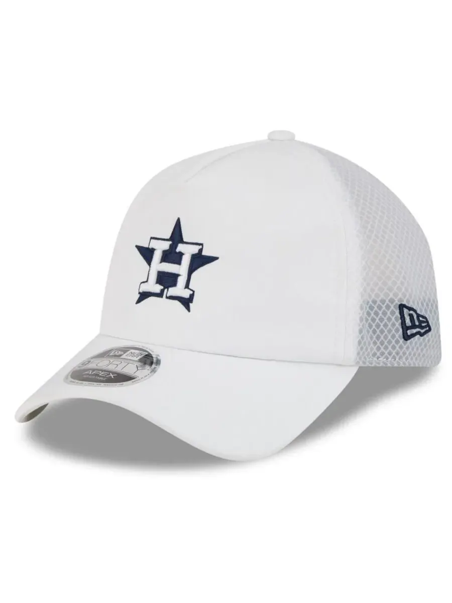 Кепка-тракер с вышитым логотипом Houston Astros, модель 2026 Batting Practice Apex 9FORTY