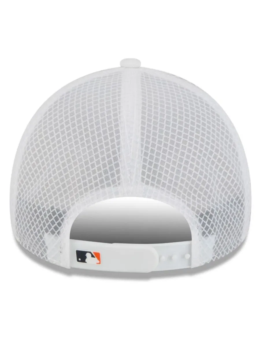 Кепка-тракер с вышитым логотипом Houston Astros, модель 2026 Batting Practice Apex 9FORTY — изображение 2 из 4, белый
