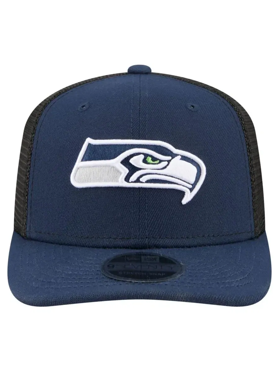 Кепка-тракер с вышивкой Seattle Seahawks New Era — изображение 5 из 5, темно-синий
