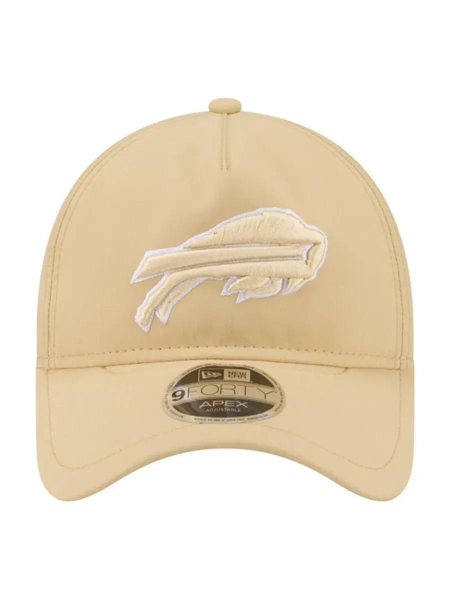 Кепка New Era Apex 9FORTY с вышитым логотипом Buffalo Bills — изображение 2 из 5, бежевый