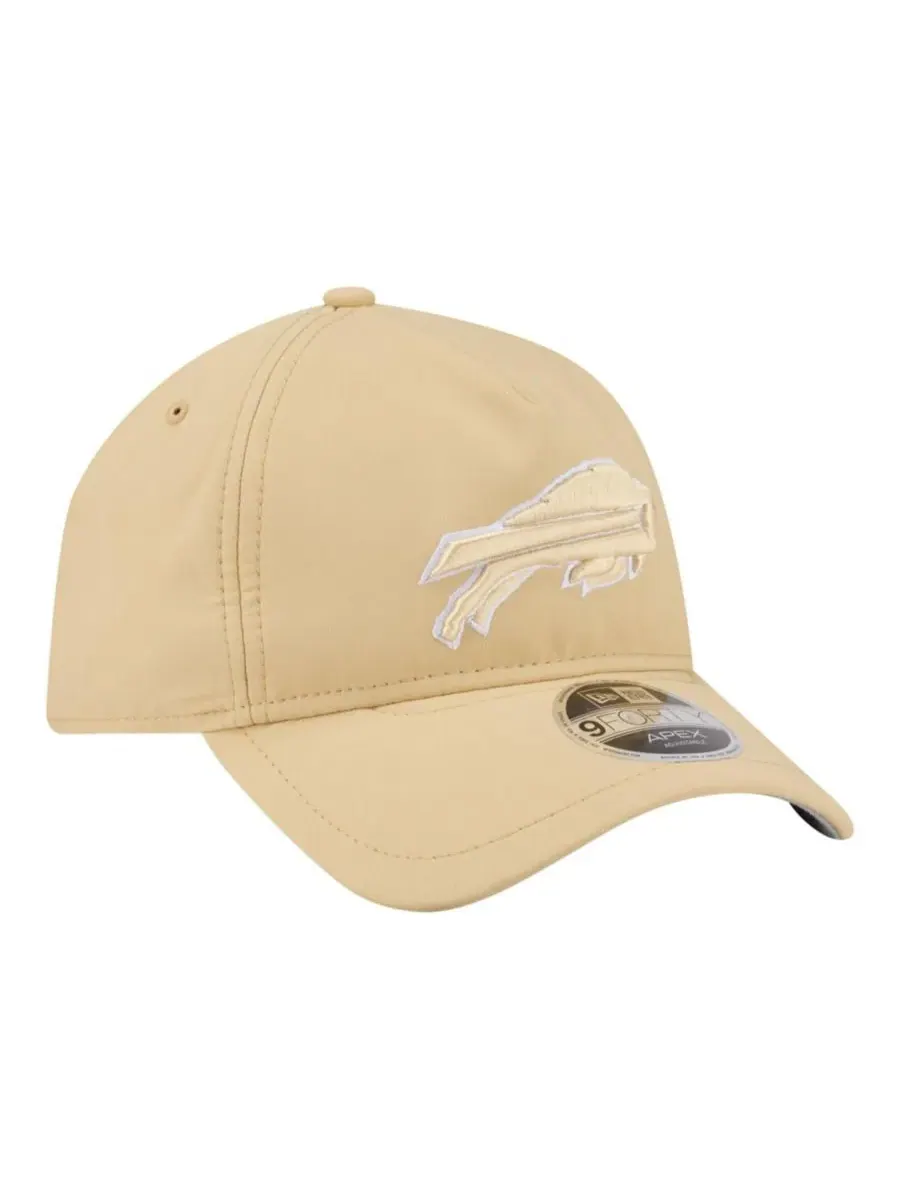Кепка New Era Apex 9FORTY с вышитым логотипом Buffalo Bills — изображение 3 из 5, бежевый