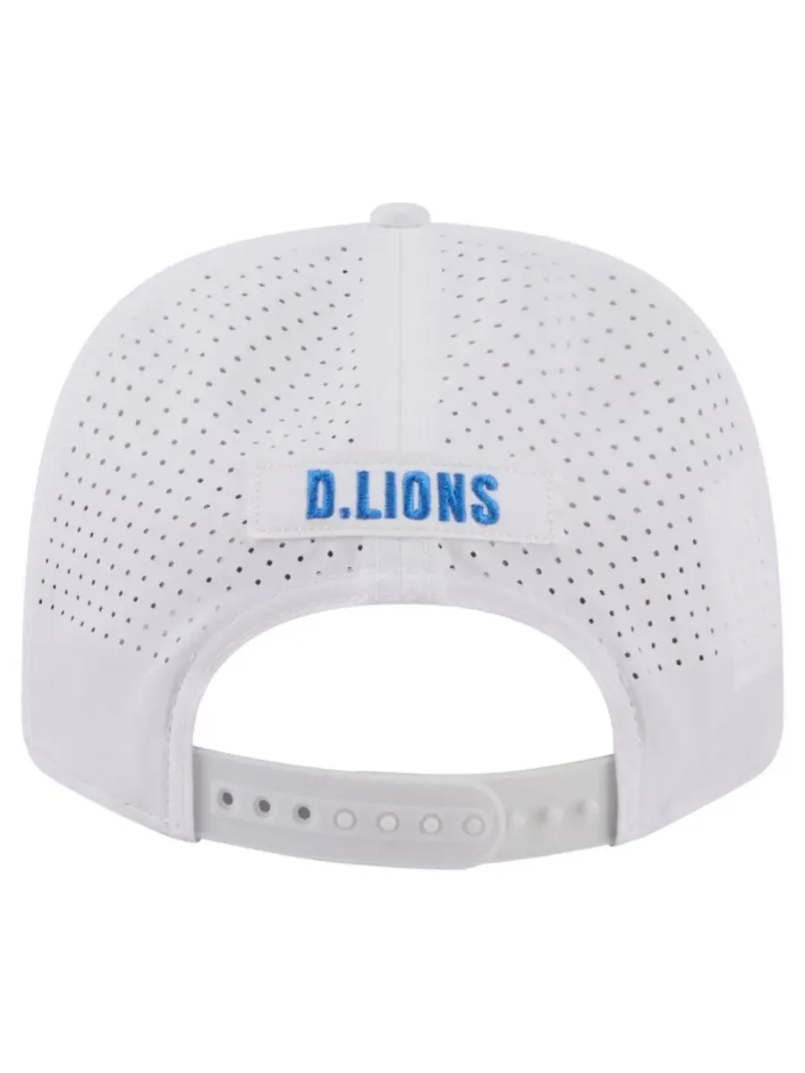 Бейсболка New Era с вышитым логотипом Detroit Lions, модель Name Plate 9SEVENTY — изображение 4 из 7, белый