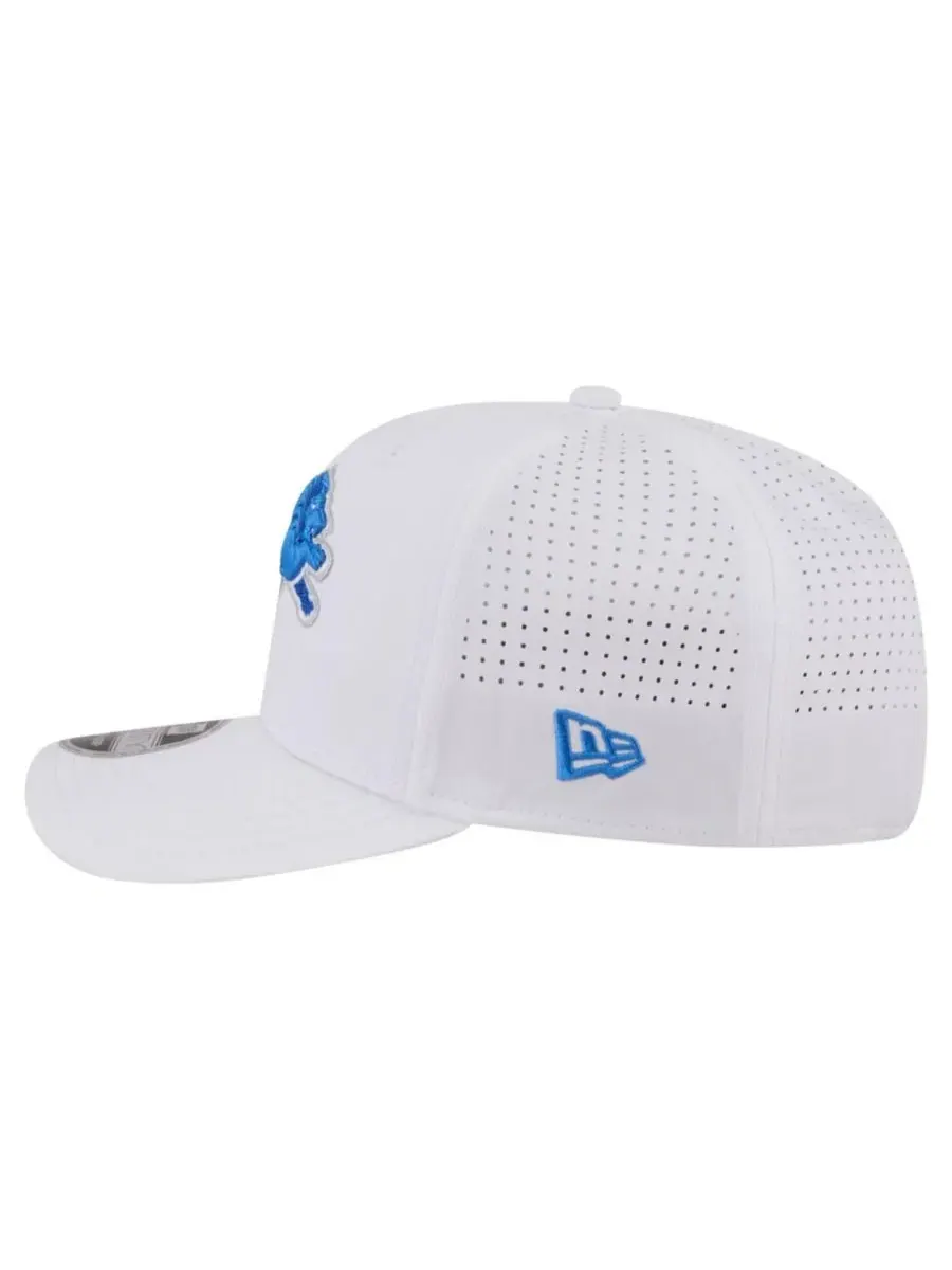 Бейсболка New Era с вышитым логотипом Detroit Lions, модель Name Plate 9SEVENTY — изображение 6 из 7, белый