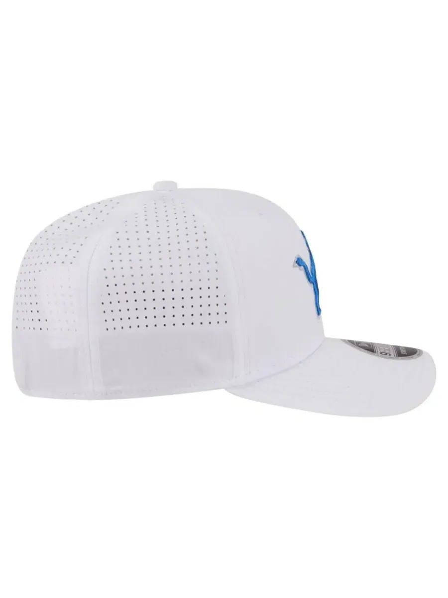 Бейсболка New Era с вышитым логотипом Detroit Lions, модель Name Plate 9SEVENTY — изображение 7 из 7, белый