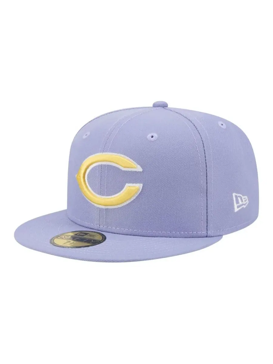 Кепка с вышивкой Lavender Bloom 59FIFTY New Era — изображение 4 из 5, светлый фиолетовый