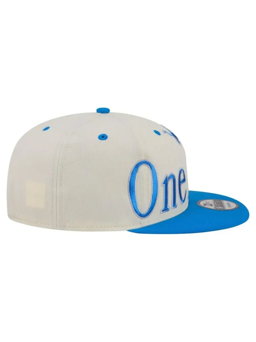 Кепка-снапбек с вышивкой Detroit Lions, модель Oversized Slogan 9FIFTY New Era — изображение 6 из 7, бежевый