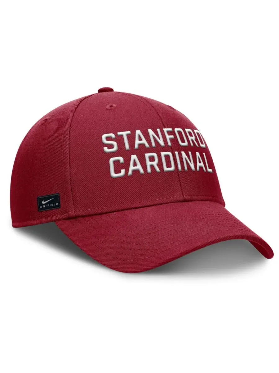Бейсболка Nike Stanford Cardinal Sideline Rise Practice Adjustable — изображение 3 из 4, красный
