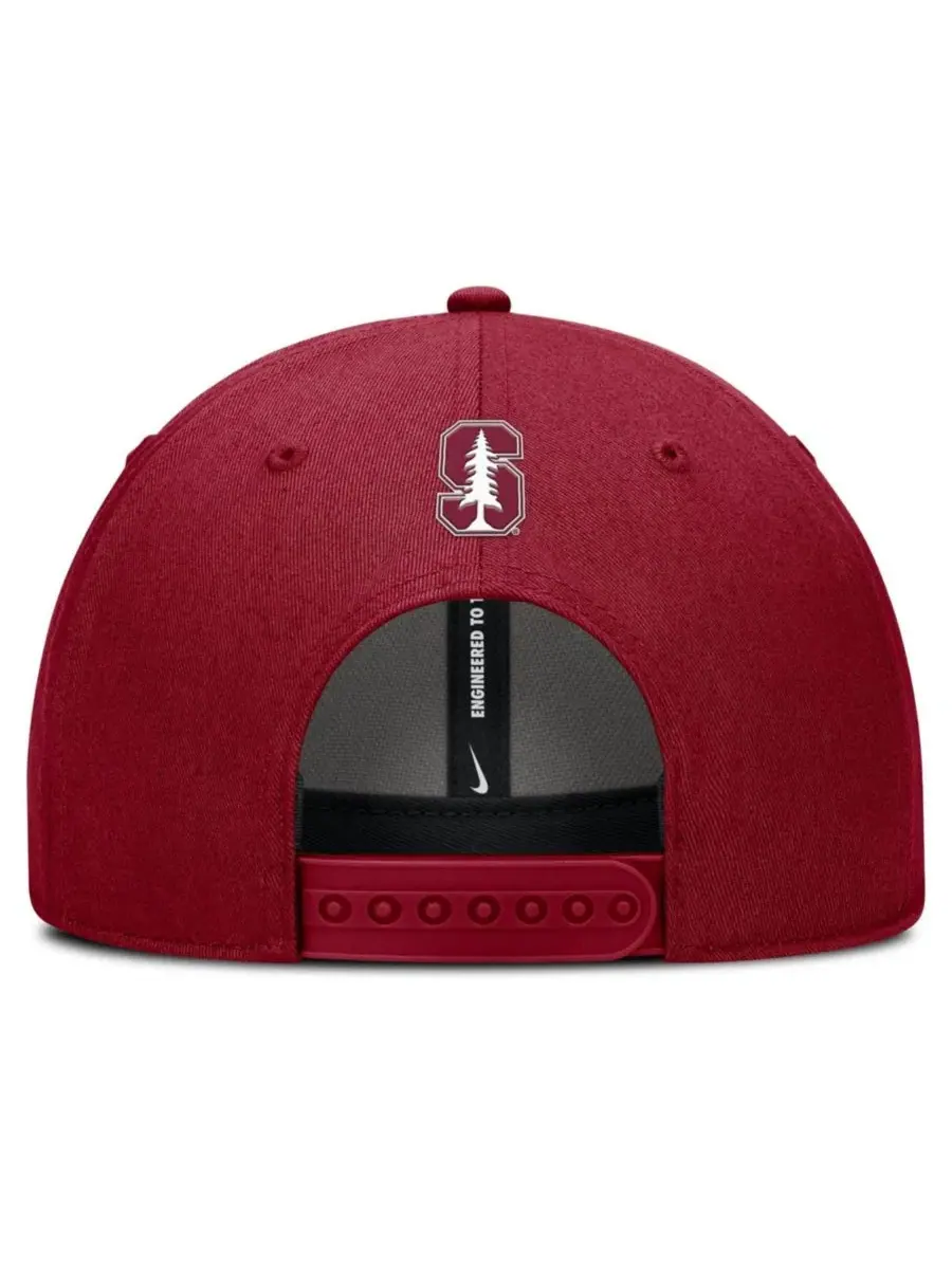 Бейсболка Nike Stanford Cardinal Sideline Rise Practice Adjustable — изображение 4 из 4, красный