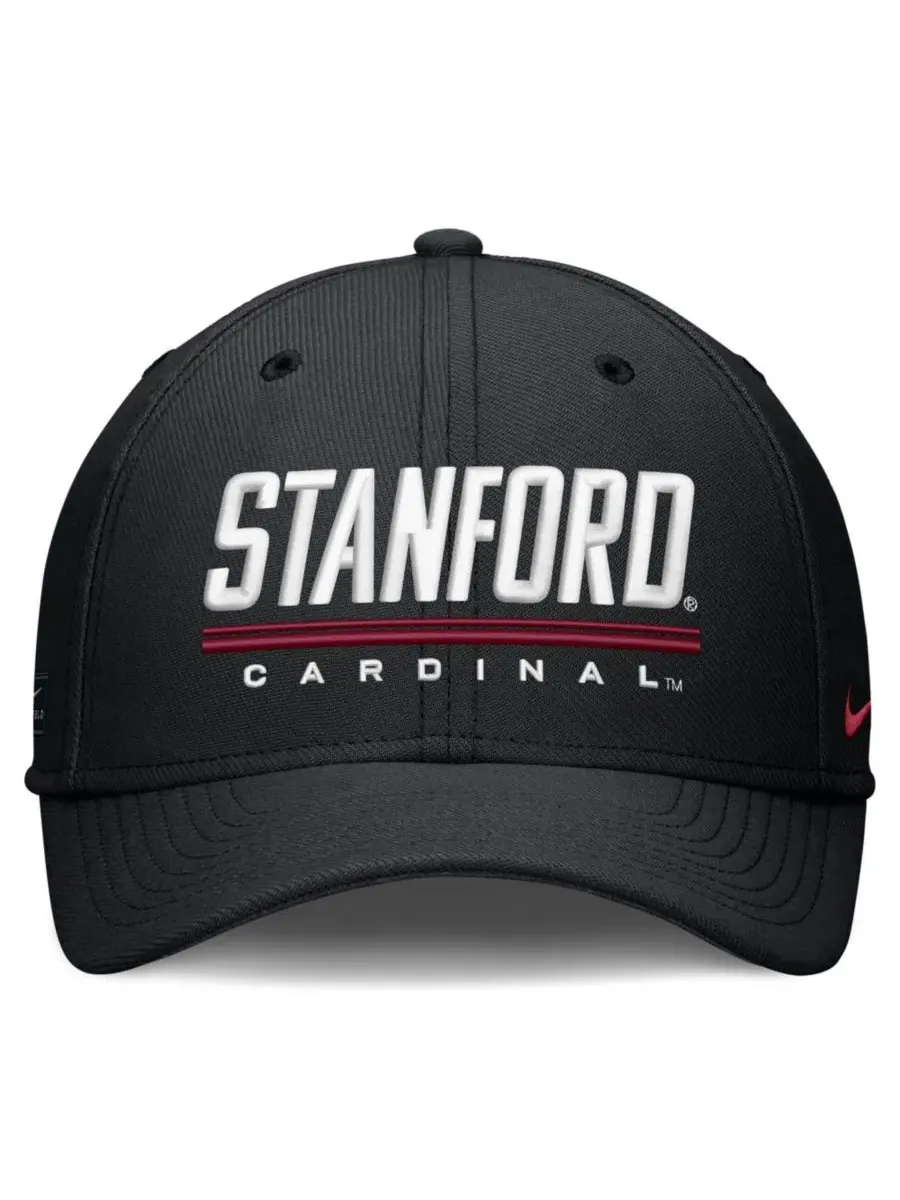Бейсболка Nike Game Day Rise Swooshflex, Black, с вышивкой Stanford Cardinal — изображение 2 из 4, черный