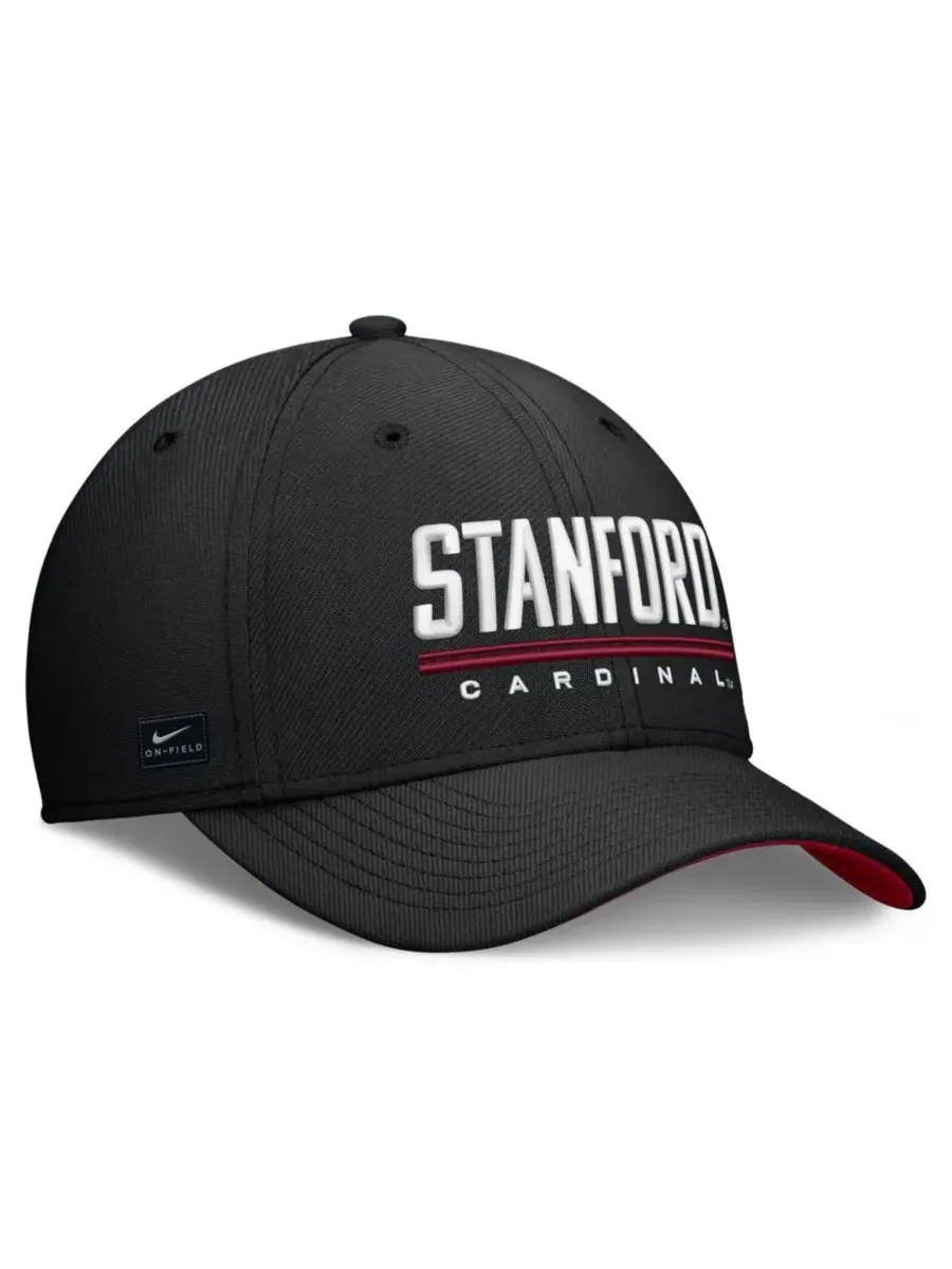 Бейсболка Nike Game Day Rise Swooshflex, Black, с вышивкой Stanford Cardinal — изображение 3 из 4, черный