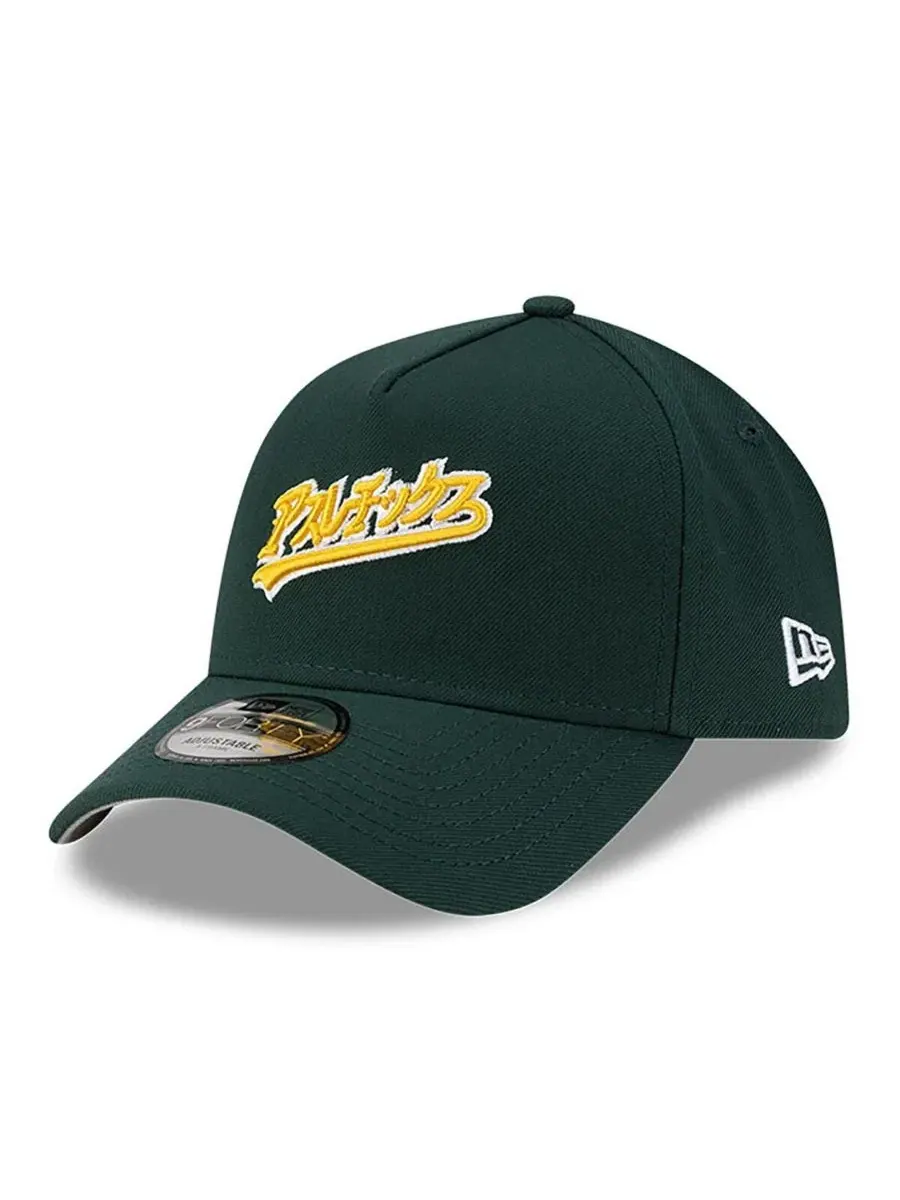 Кепка Oakland Athletics с японскими иероглифами New Era — изображение 3 из 4, зеленый