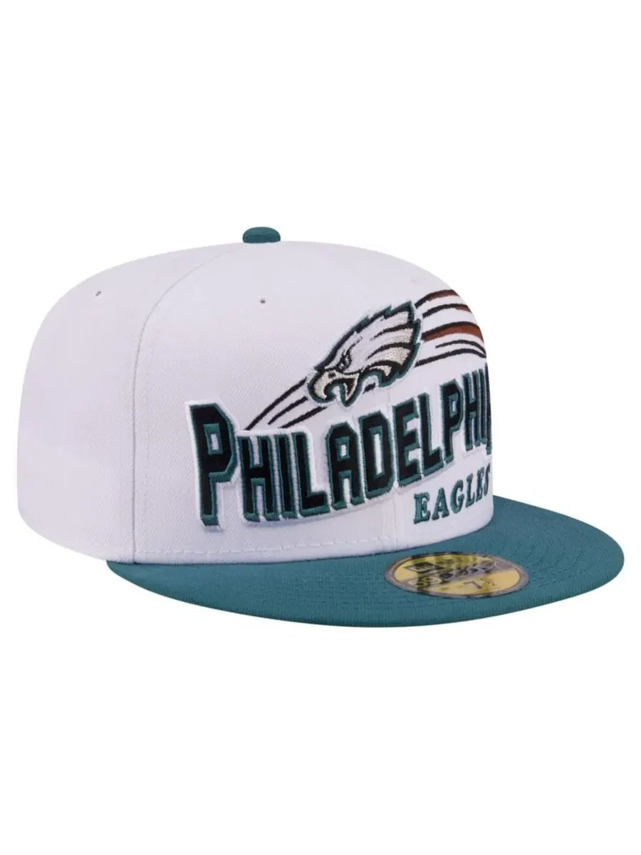 Кепка с вышивкой Philadelphia Eagles Retro Swoop New Era