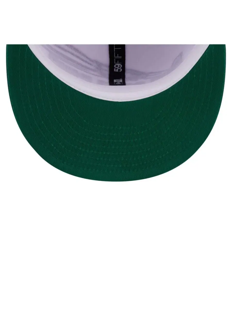 Кепка с вышивкой Philadelphia Eagles Retro Swoop New Era — изображение 5 из 7, белый зеленый