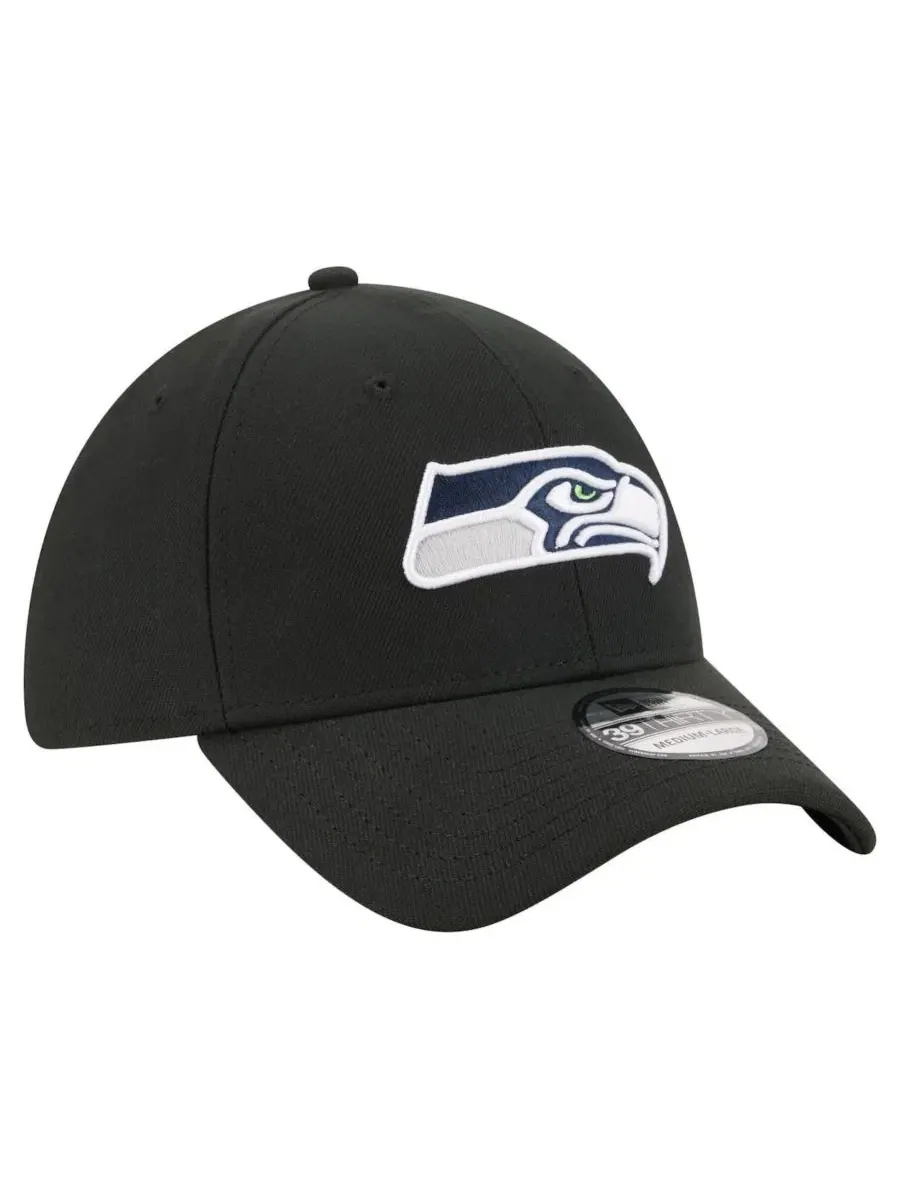 Кепка с вышитым логотипом Seattle Seahawks New Era — изображение 3 из 5, черный
