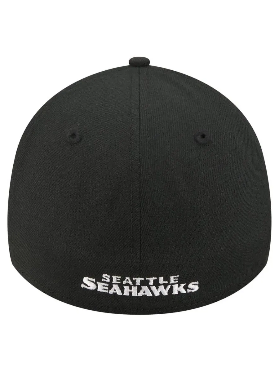 Кепка с вышитым логотипом Seattle Seahawks New Era — изображение 4 из 5, черный