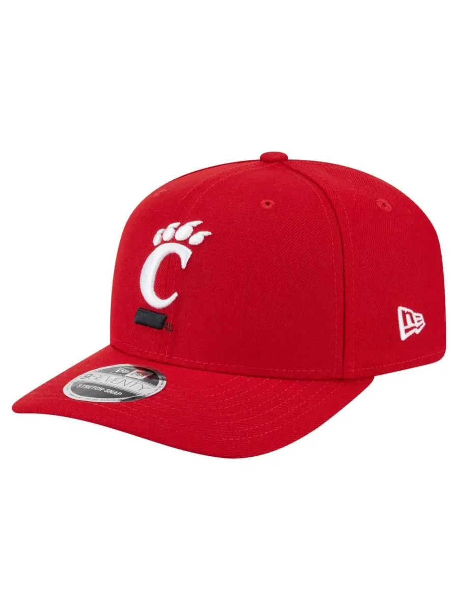 New Era Мужская красная кепка Cincinnati Bearcats Team Collective 9SEVENTY с регулируемой