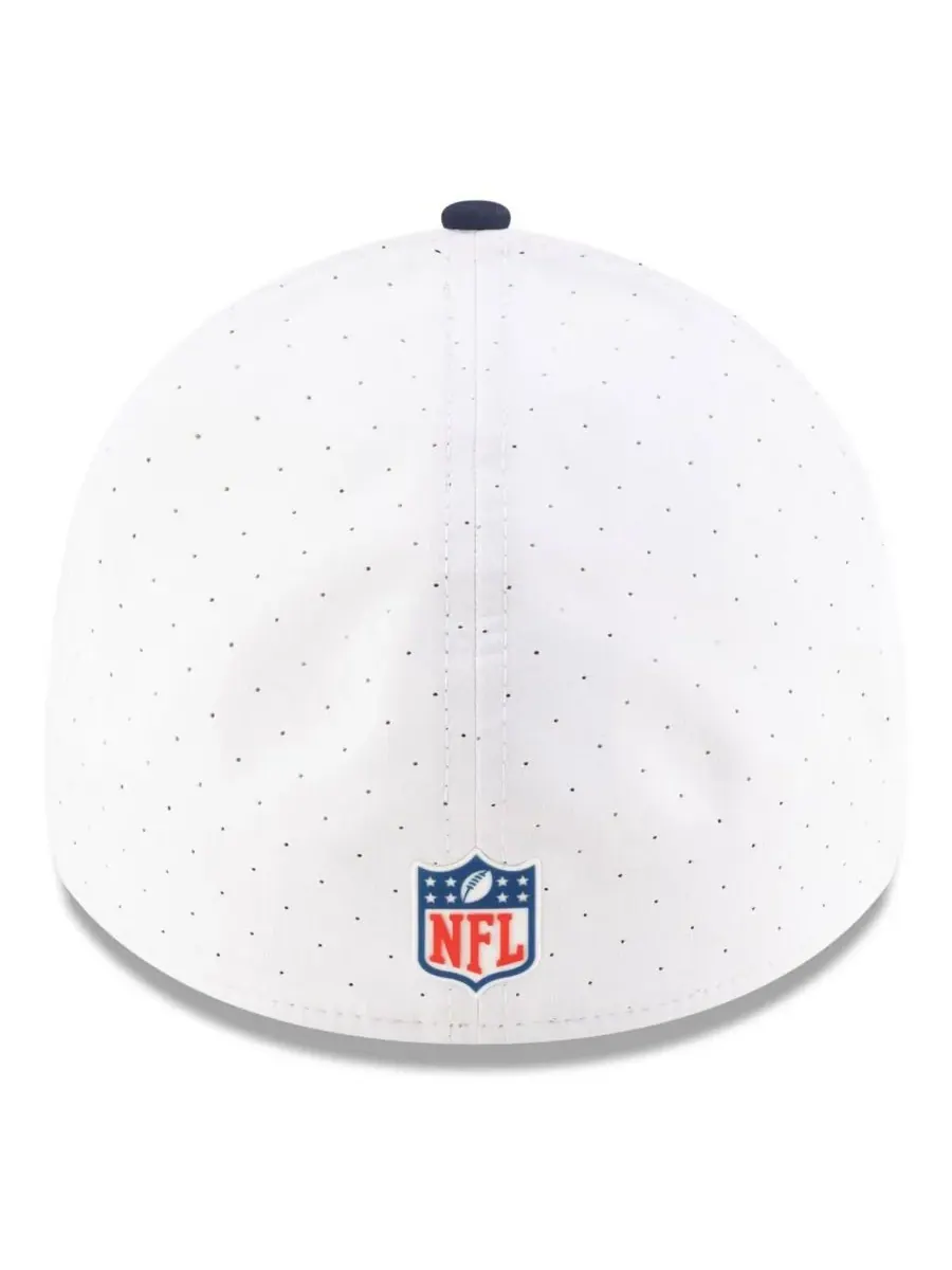New Era Мужская белая/темно-синяя кепка Dallas Cowboys 2025 NFL Training Camp 39THIRTY Flex Hat — изображение 4 из 4