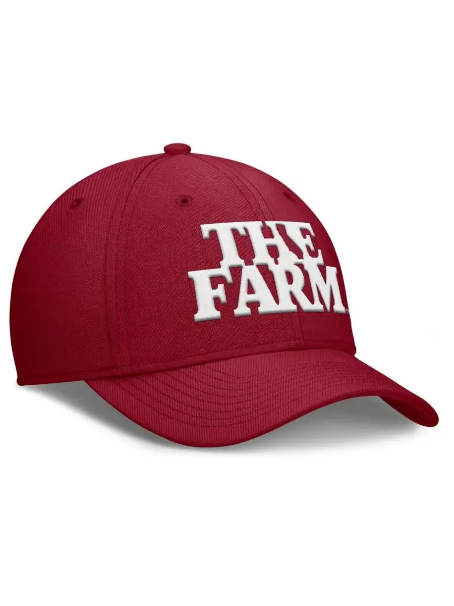 Мужская бейсболка Cardinal Stanford Cardinal Local Swoosh Flex Hat Nike — изображение 2 из 5, красный