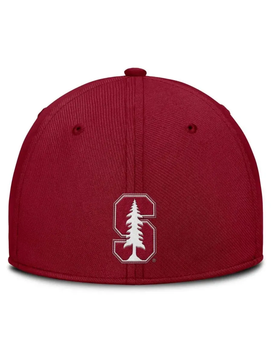 Мужская бейсболка Cardinal Stanford Cardinal Local Swoosh Flex Hat Nike — изображение 3 из 5, красный