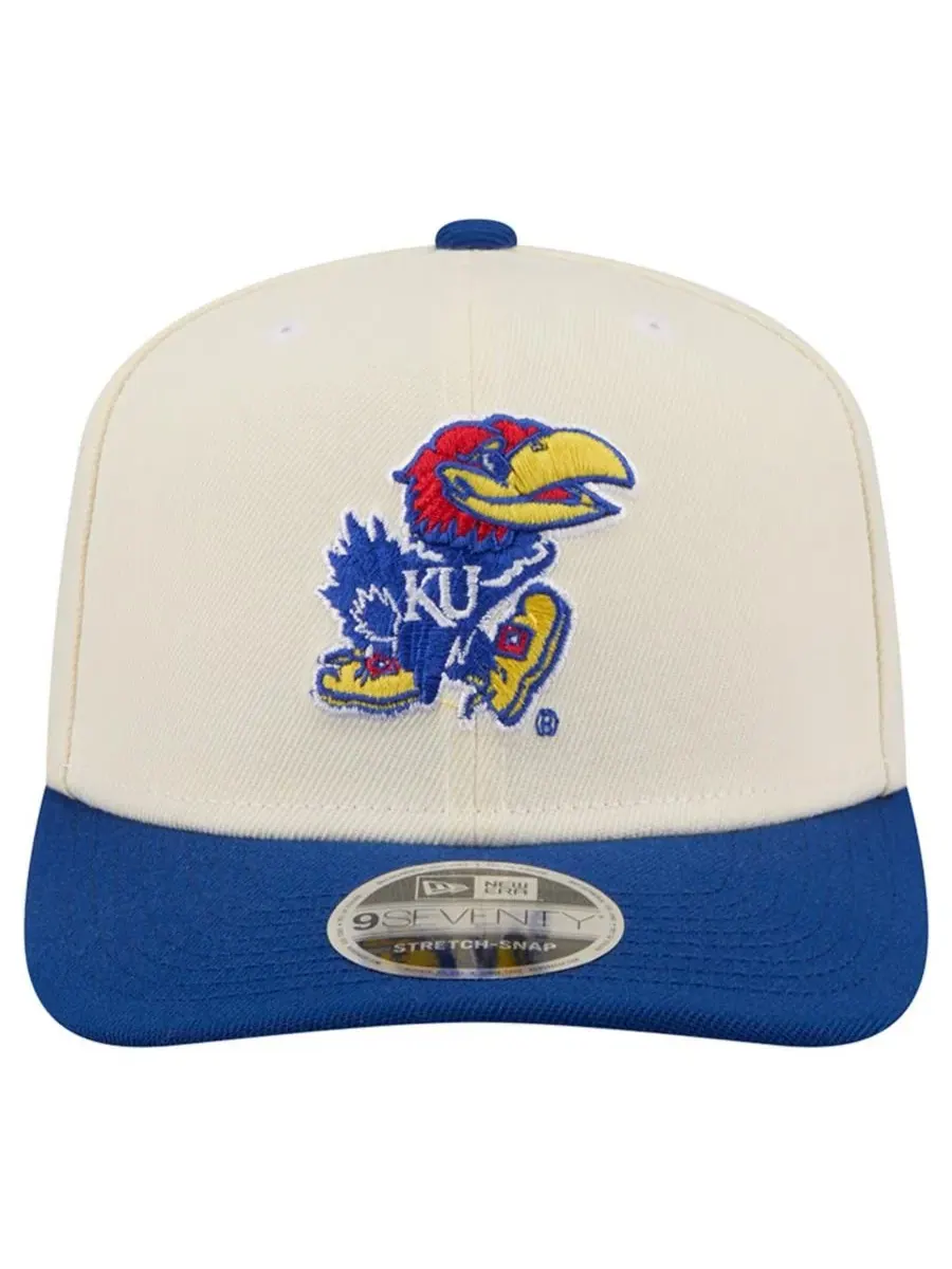 Бейсболка 9SEVENTY с вышивкой Kansas Jayhawks, America's 250th New Era — изображение 4 из 5, белый
