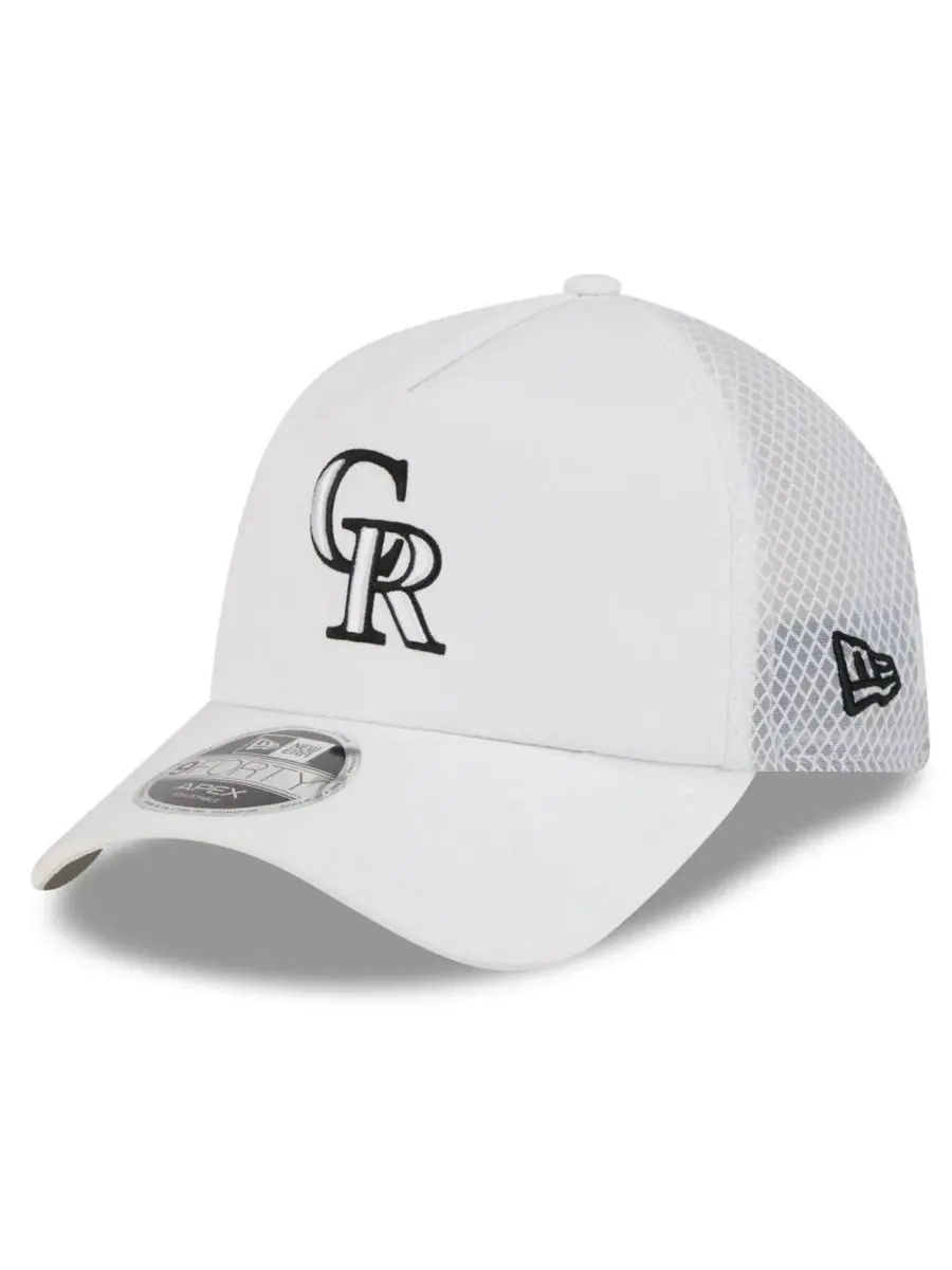 Бейсболка-тракер с вышитым логотипом Colorado Rockies New Era