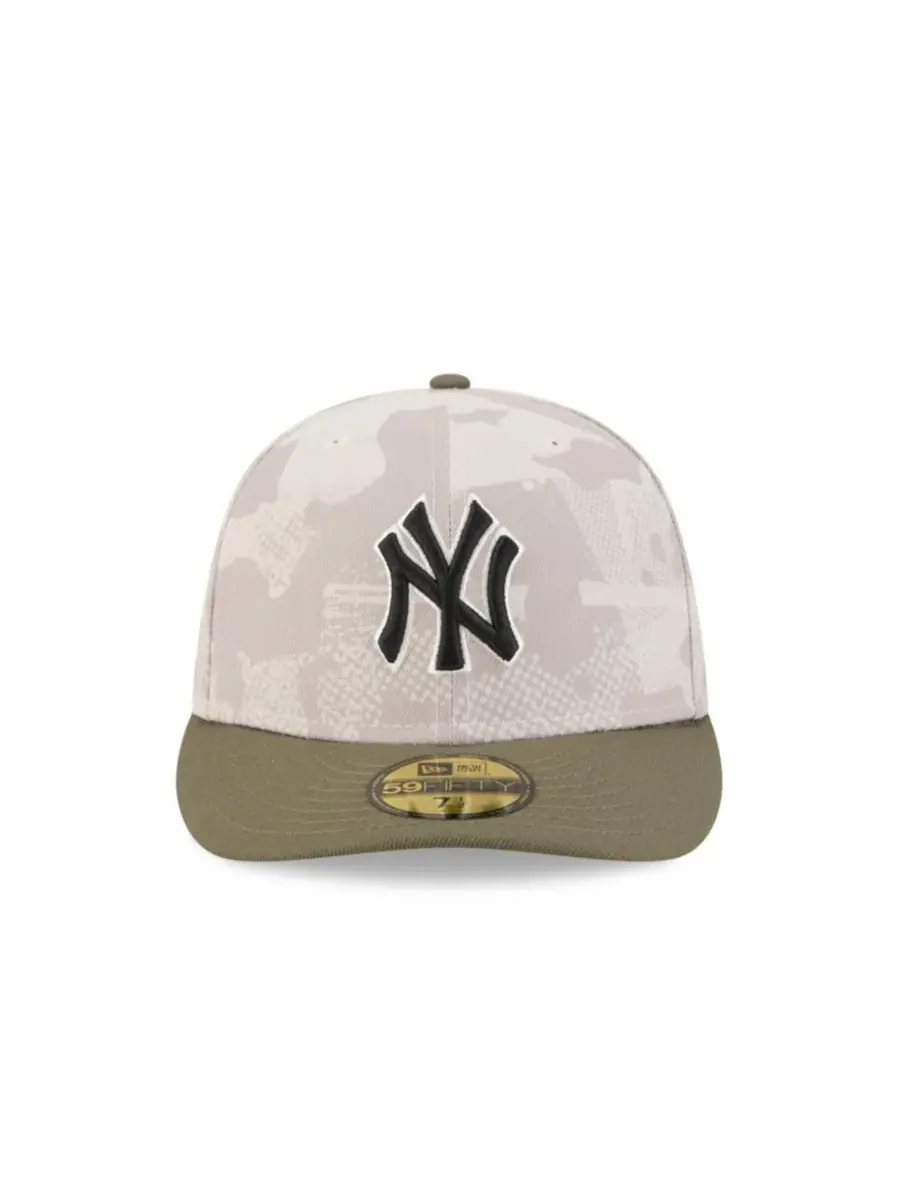 New Era Мужская светло-бежевая/оливковая кепка New York Yankees 59FIFTY, посвященная Дню — изображение 3 из 7