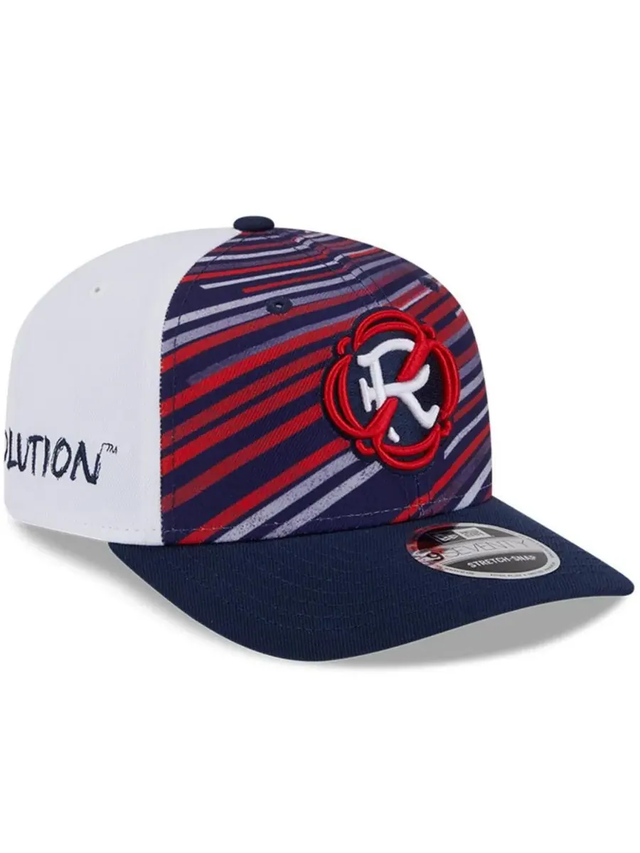 New Era Мужская кепка New England Revolution 2025 Third 9SEVENTY Stretch Snap Hat — изображение 4 из 5, темно-синий белый