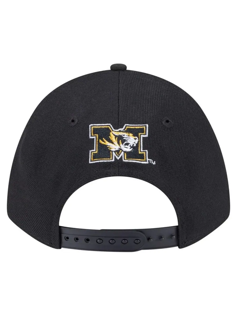 New Era Мужская черная регулируемая бейсболка Missouri Tigers Team Collective 9FORTY M-Crown — изображение 2 из 5, черный