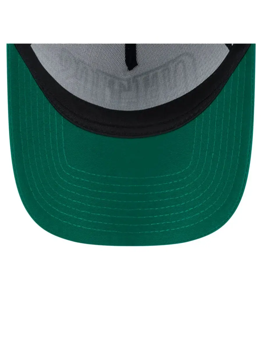 New Era Мужская регулируемая кепка Boston Celtics Throwback Gradient A-Frame 9FORTY — изображение 2 из 5, зеленый