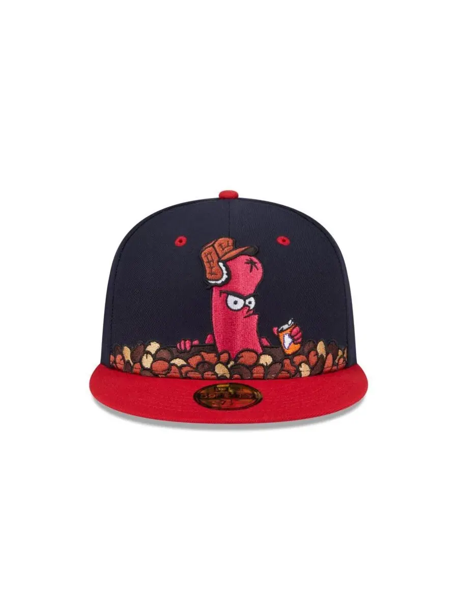 Кепка New Era 59FIFTY с вышитым логотипом Portland Sea Dogs — изображение 2 из 4, темно-синий