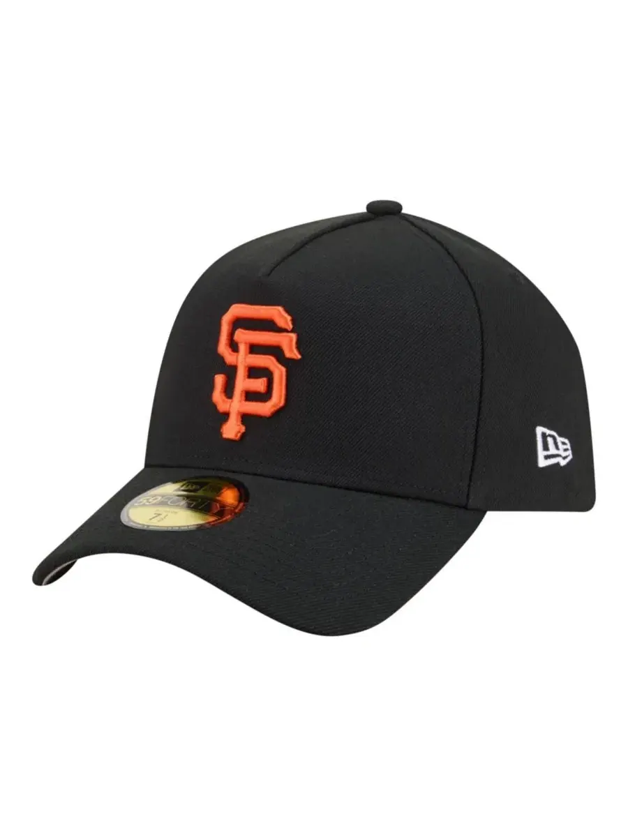 Кепка с вышивкой San Francisco Giants, 59FORTY New Era — изображение 3 из 7, черный