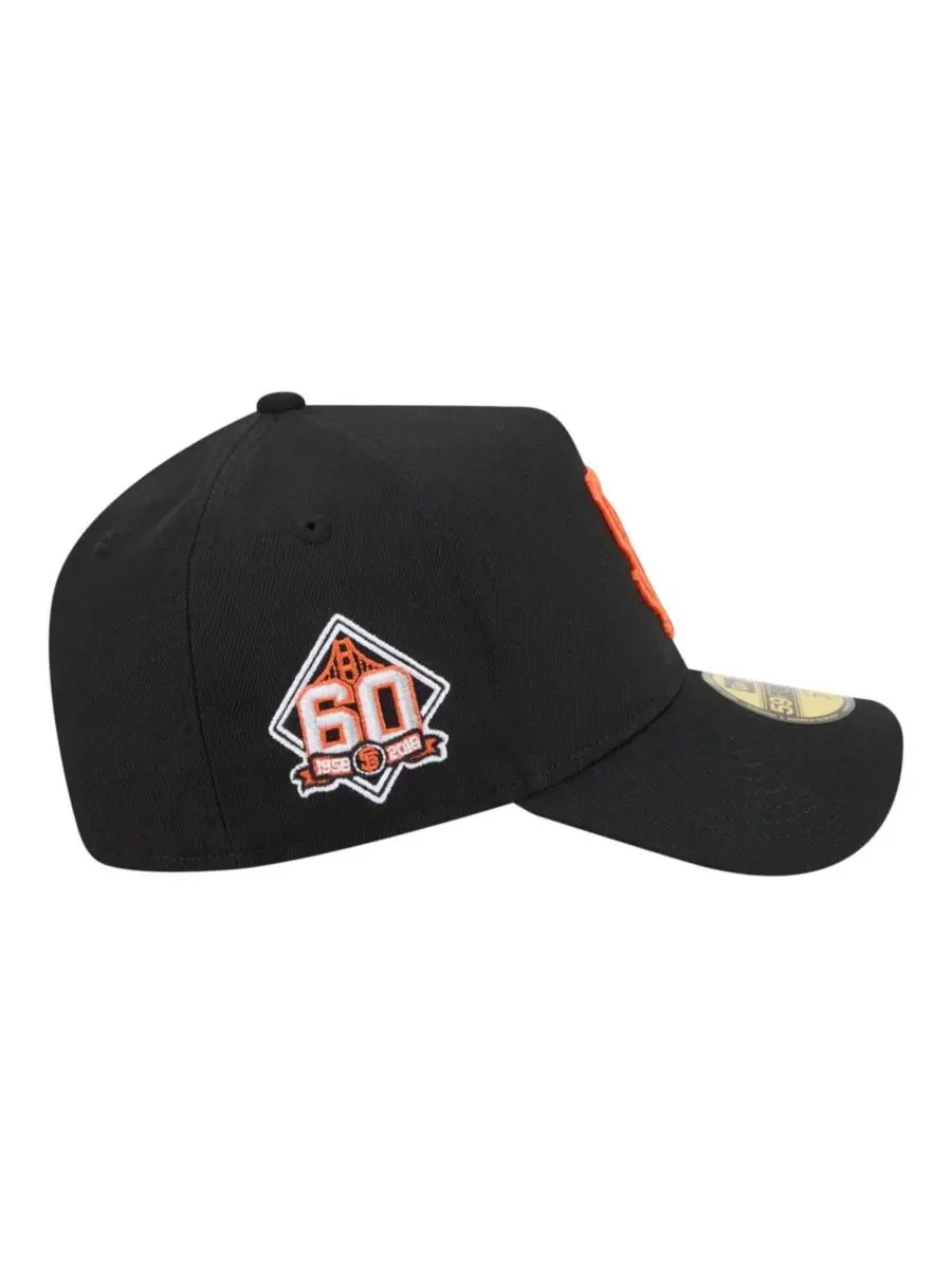 Кепка с вышивкой San Francisco Giants, 59FORTY New Era — изображение 6 из 7, черный