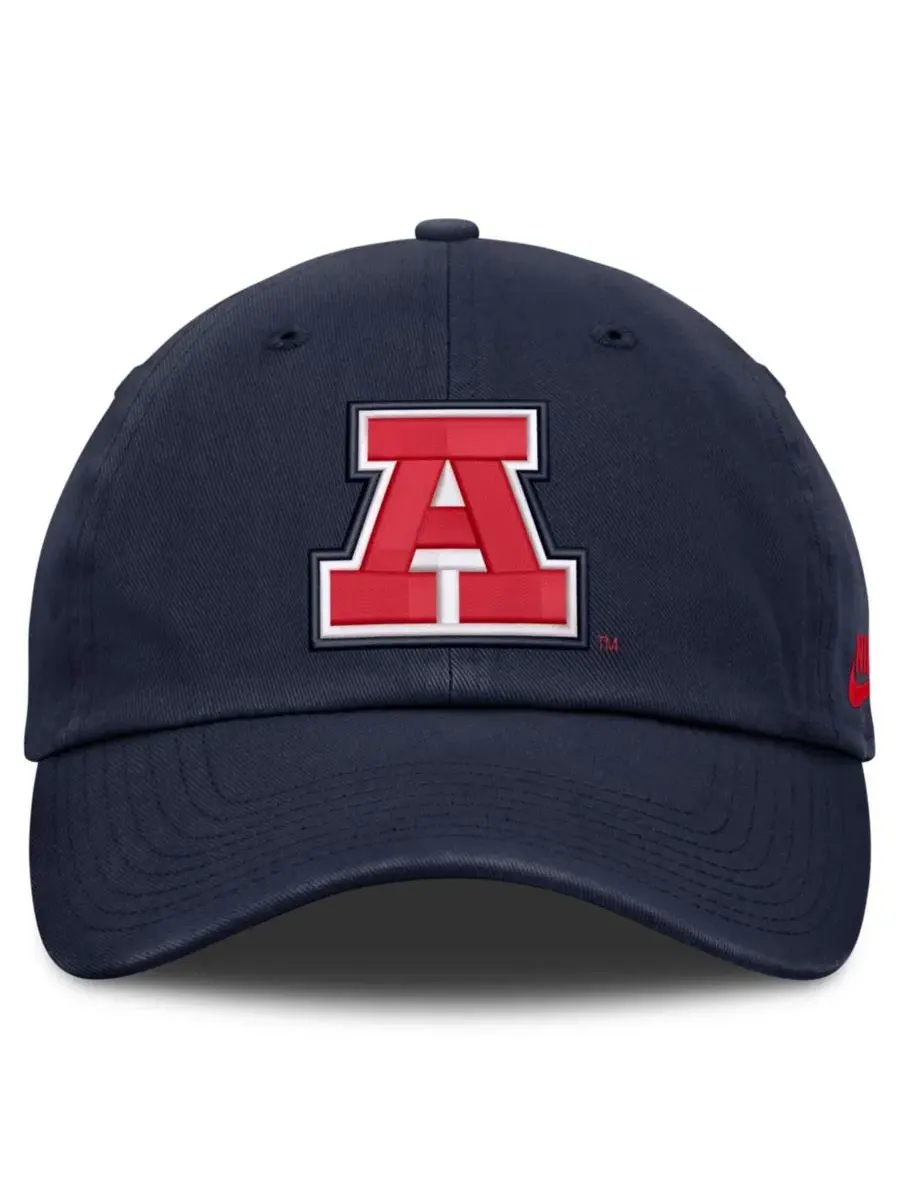 Бейсболка с вышивкой Nike Arizona Wildcats Legacy Letter Club — изображение 2 из 4, темно-синий