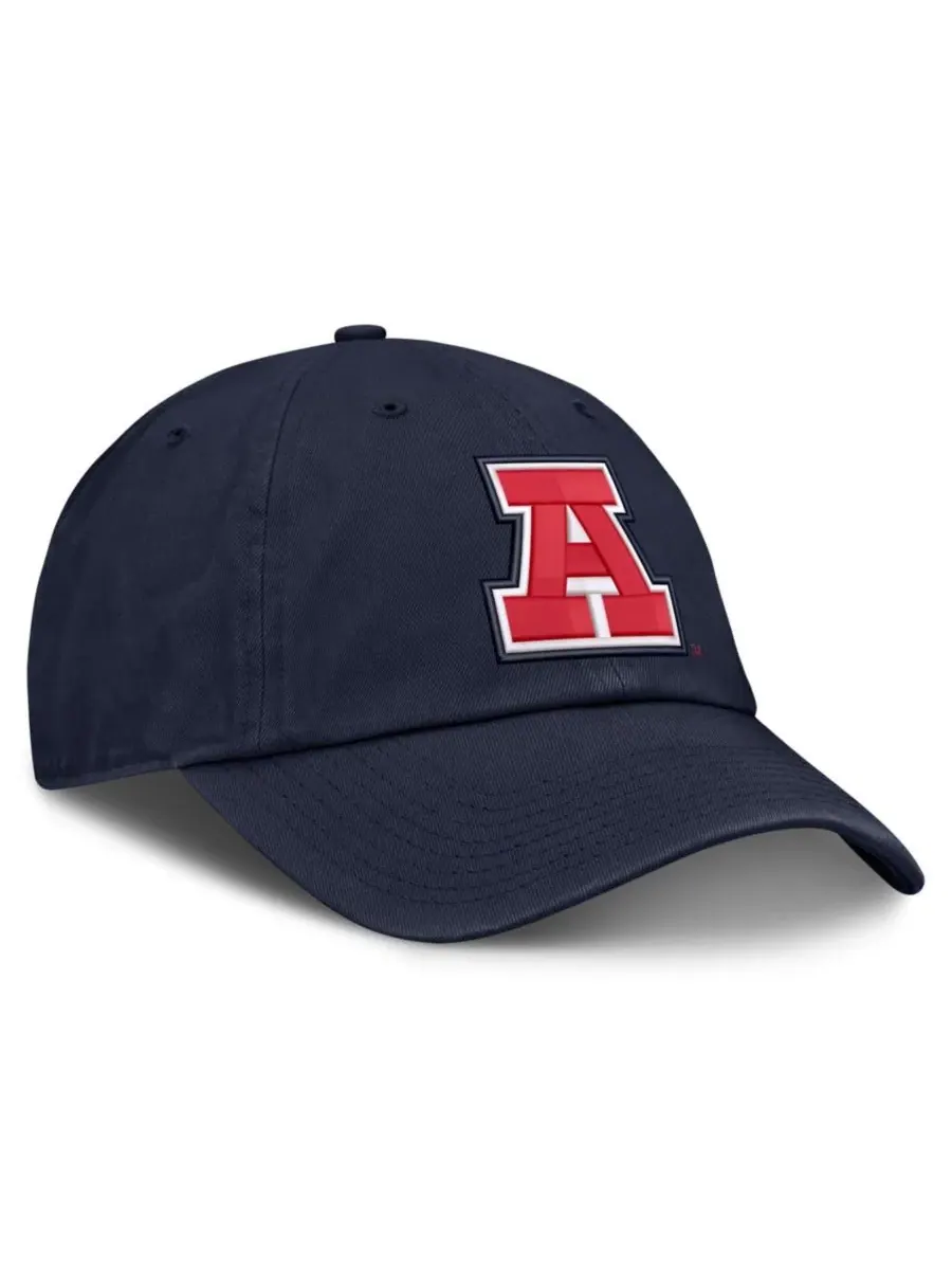 Бейсболка с вышивкой Nike Arizona Wildcats Legacy Letter Club — изображение 3 из 4, темно-синий