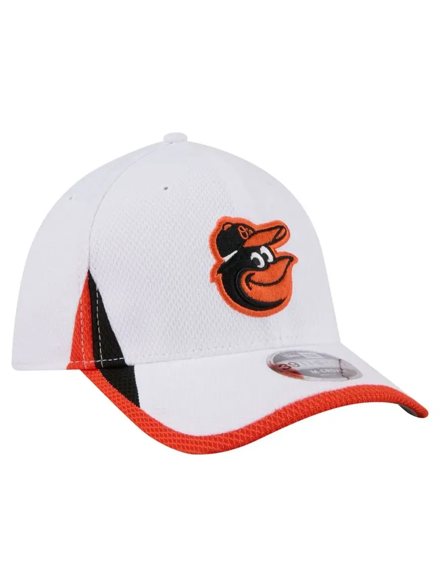 Кепка-39THIRTY Baltimore Orioles Cut n Sew Flex Hat New Era — изображение 3 из 5, белый