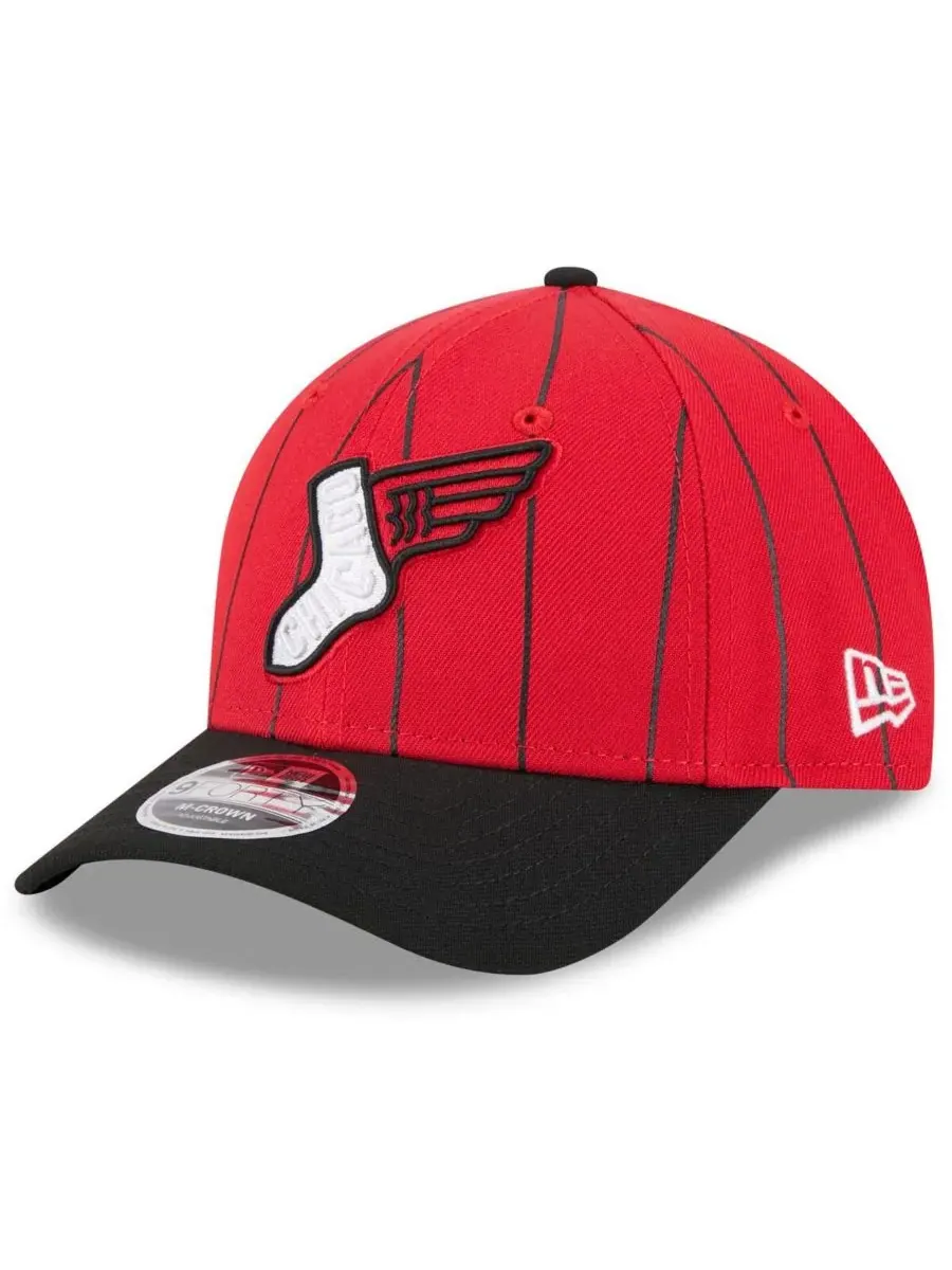 New Era Мужская красно-черная бейсболка Chicago White Sox 2025 City Connect 9FORTY с регулируемой