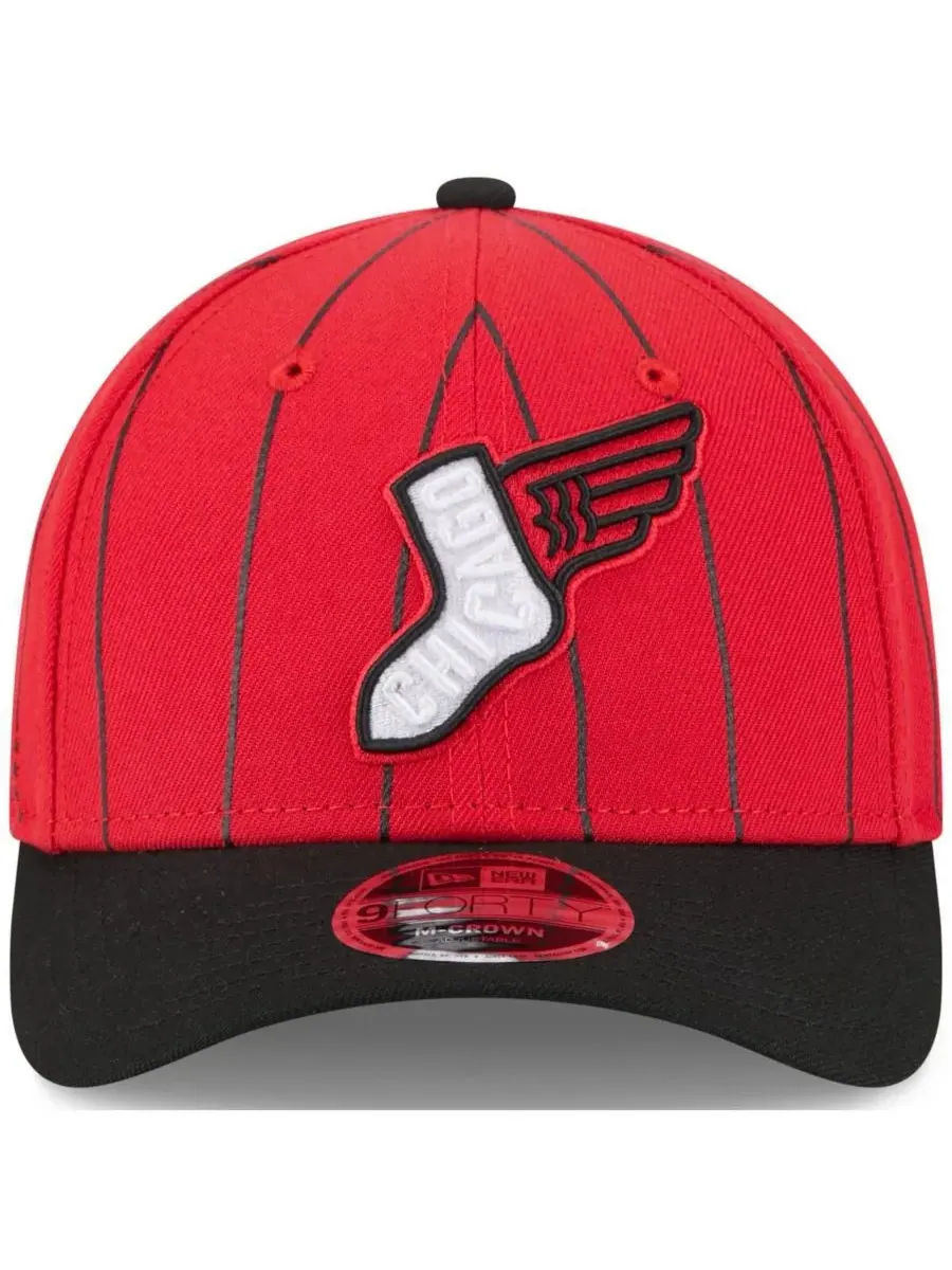 New Era Мужская красно-черная бейсболка Chicago White Sox 2025 City Connect 9FORTY с регулируемой — изображение 2 из 4