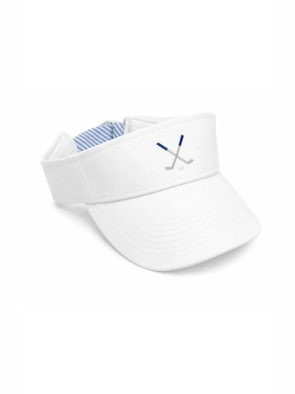 Кепка-визор хлопковая с вышивкой Golf Clubs Visor Bits & Bows