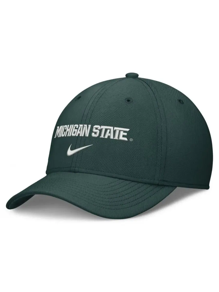 Кепка Nike Rise On-Field SwooshFlex Dri-FIT Flex, Michigan State Spartans