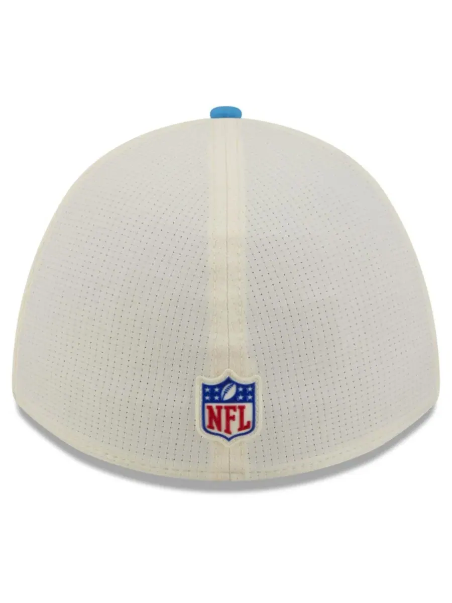 Кепка New Era 39THIRTY с логотипом Los Angeles Chargers — изображение 4 из 5, кремовый синий