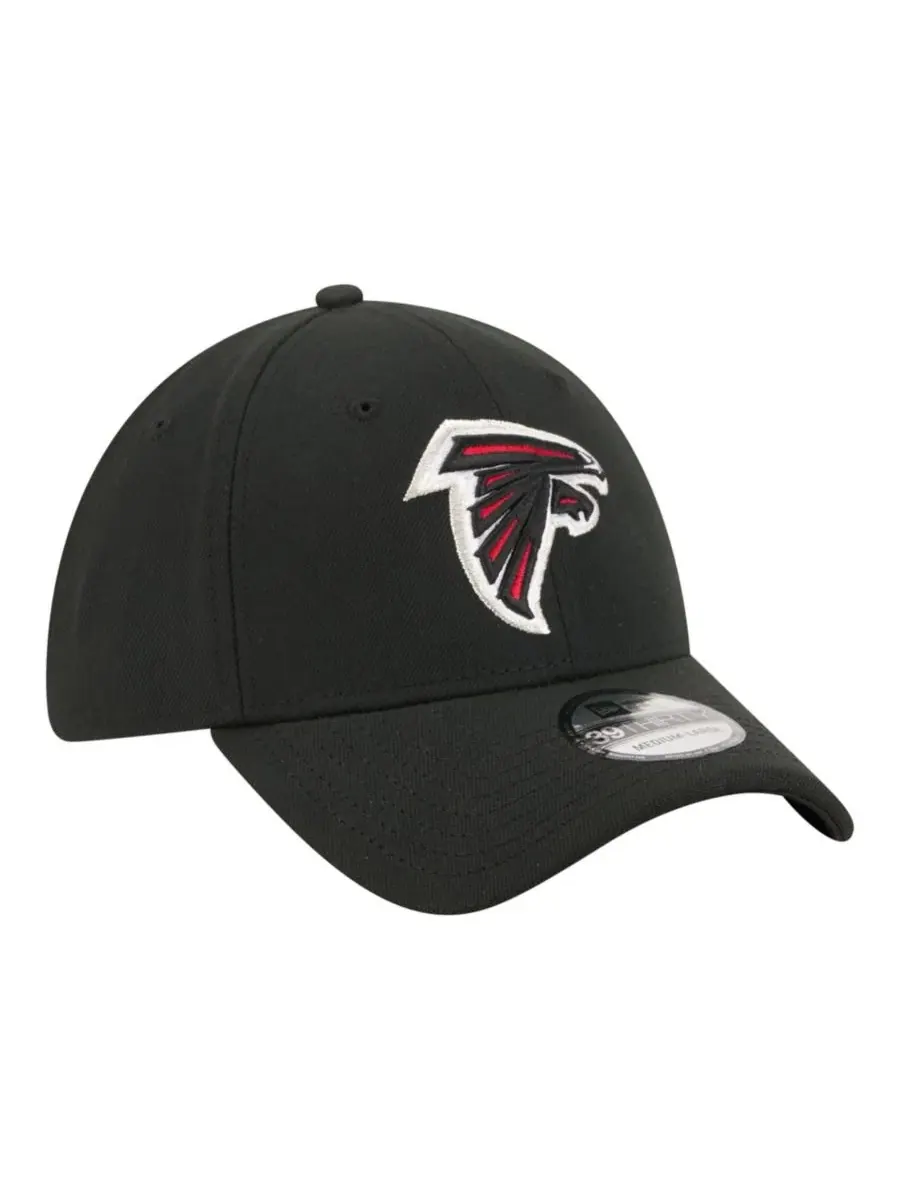 Кепка New Era Atlanta Falcons Core Team 39THIRTY Flex Hat — изображение 4 из 5, черный