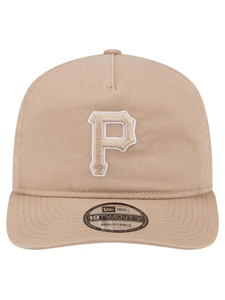 Кепка New Era Cam 19TWENTY с вышитым логотипом Pittsburgh Pirates — изображение 2 из 4, светлый бежевый