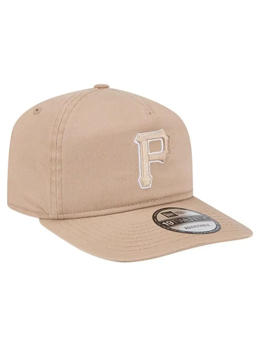 Кепка New Era Cam 19TWENTY с вышитым логотипом Pittsburgh Pirates — изображение 3 из 4, светлый бежевый