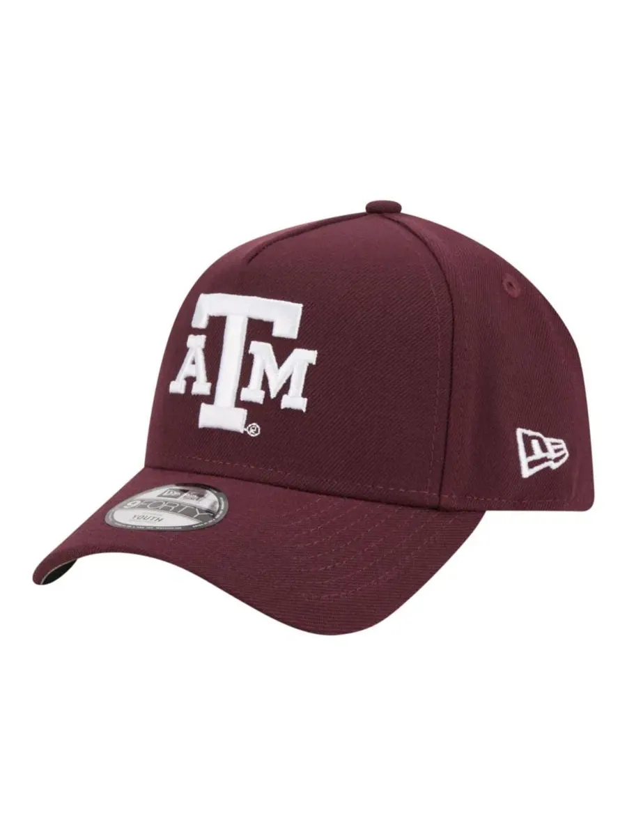 Кепка New Era 9FORTY A-Frame с вышивкой Texas A&M Aggies