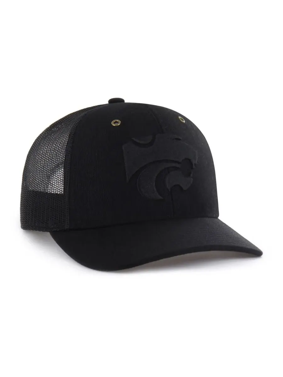 Кепка-тракер с вышивкой Kansas State Wildcats Carhartt x '47 — изображение 2 из 4, черный