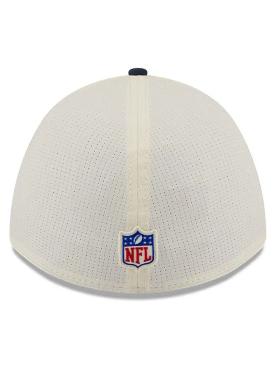 Кепка New Era 39THIRTY с козырьком, Dallas Cowboys, Training Camp — изображение 5 из 5, кремовый темно-синий